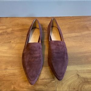 27 Edit Burgundy Suede Loafers